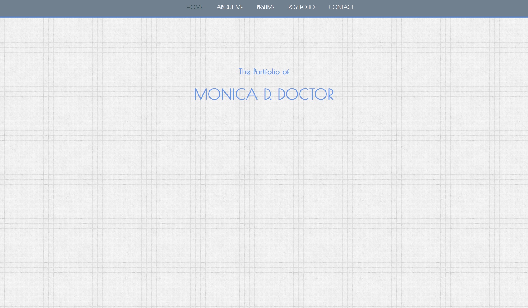 Monica D. Doctor's Website